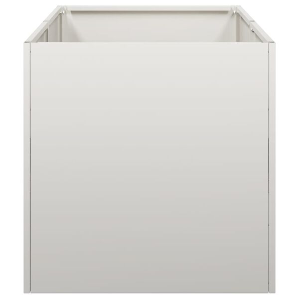 vidaXL Kukkalaatikko 40x80x40 cm ruostumaton ter&auml;s