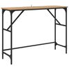 vidaXL Konsolip&ouml;yt&auml; Artisan tammi 100 x 32 x 75 cm Tekninen puu