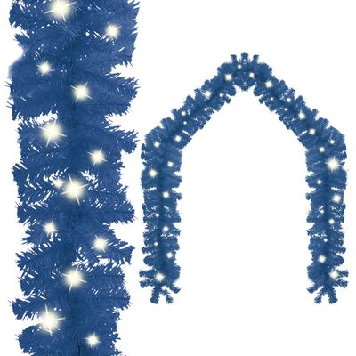 vidaXL Jouluköynnös LED-valoilla 10 m sininen