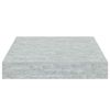 vidaXL Kelluvat sein&auml;hyllyt 4 kpl betoninharmaa 23x23,5x3,8 cm MDF