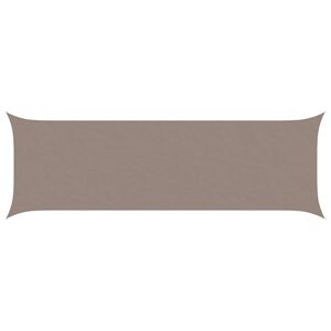 vidaXL Aurinkosuojapurje Taupe 6 x 2 m 100% polyesteri Oxford