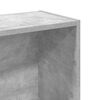 vidaXL Kirjahylly betoninharmaa 80x24x109 cm tekninen puu