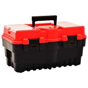 vidaXL ty&ouml;kalulaatikko muovi 462x256x242 mm punainen
