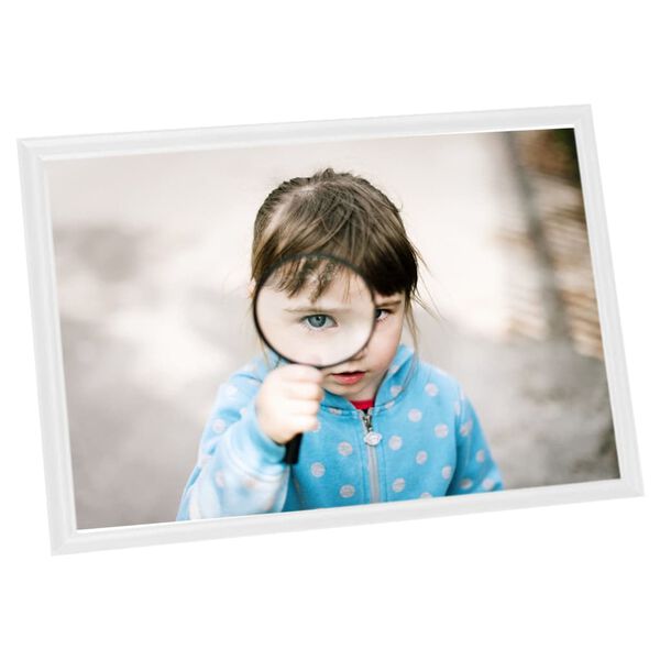 vidaXL Valokuvakehyskollaasi 5 kpl pöydälle valk. 13x18cm MDF
