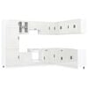 vidaXL 14-osainen keitti&ouml;kaappisarja "Porto" Gloss White