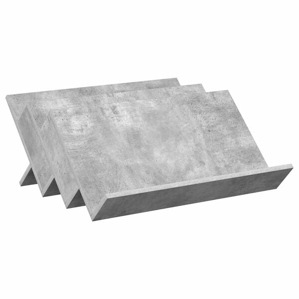 vidaXL Lehtiteline Betonin harmaa 65 x 53 x 28,5 cm Tekninen puu
