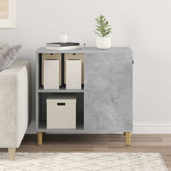 vidaXL Kissatalo Betoni 72 x 42.5 x 70 cm Tekninen puu