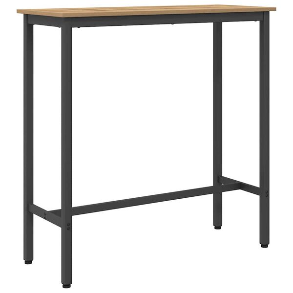 vidaXL P&ouml;yt&auml; Artisan tammi 100 x 40 x 100,5 cm Kehitetty puu ja ter&auml;s