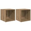 vidaXL TV-tasosetti 2 pcs Artisan tammi 37 x 35 x 37,5 cm Tekninen puu