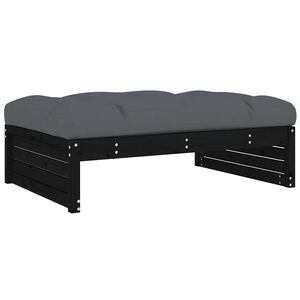 vidaXL Ulkorahi musta 120x80 cm t&auml;ysi m&auml;nty