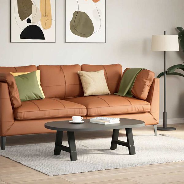 vidaXL Sohvap&ouml;yd&auml;n jalat A-muotoiset 2 kpl musta 50x(30-31) cm ter&auml;s