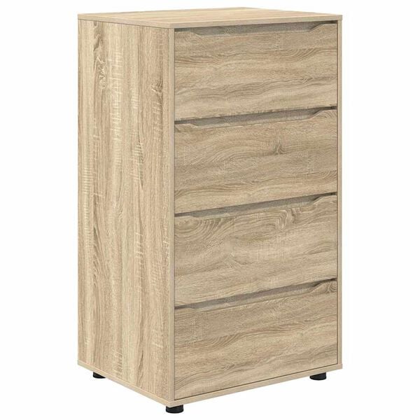 vidaXL S&auml;ilytyskaapit 2 pcs Sonoman tammi 60 x 48 x 105 cm