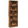 vidaXL Kirjahylly vanha puu 60x24x176 cm tekninen puu