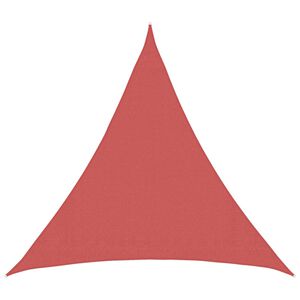 vidaXL Aurinkovarjolaudat 2 x 2 x 2 m HDPE Kolmiomainen Terrakotta