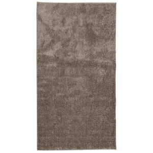 vidaXL Matto ISTAN korkeanukkainen kiilt&auml;v&auml; 80x150 cm harmaa
