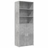 vidaXL Kaappi betoninharmaa 70x42,5x185 cm tekninen puu