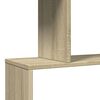 vidaXL Huoneenjakaja 3 tasoa Sonoma-tammi 70x24x97 cm tekninen puu