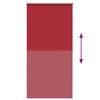 vidaXL Piment&auml;v&auml; rullaverho 64,4x120 cm kangas leveys 60 cm punainen