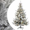 vidaXL Salkomallinen tekoinen joulukuusi 120 cm 150 LEDi&auml;