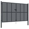 vidaXL Puutarhanportti antrasiitti 300x175 cm ter&auml;s