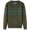 vidaXL Lasten neulepaita khaki 92