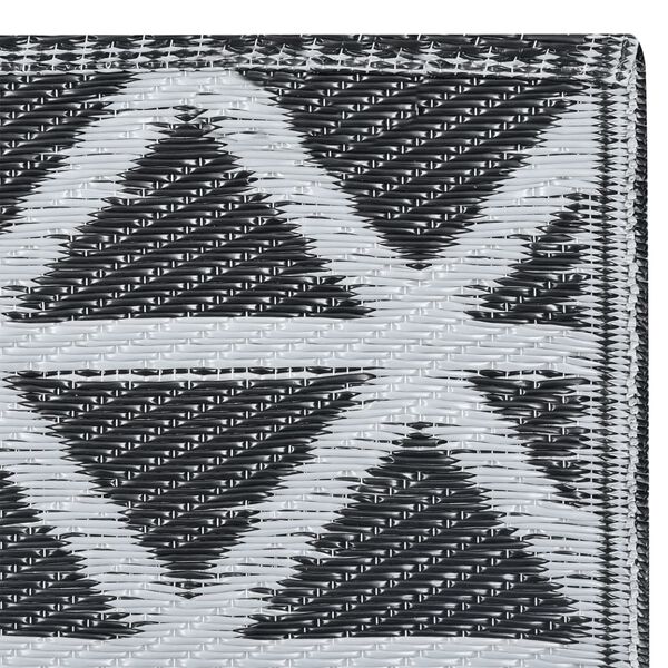 vidaXL Ulkomatto ARAKIL Musta 120x180 cm PP