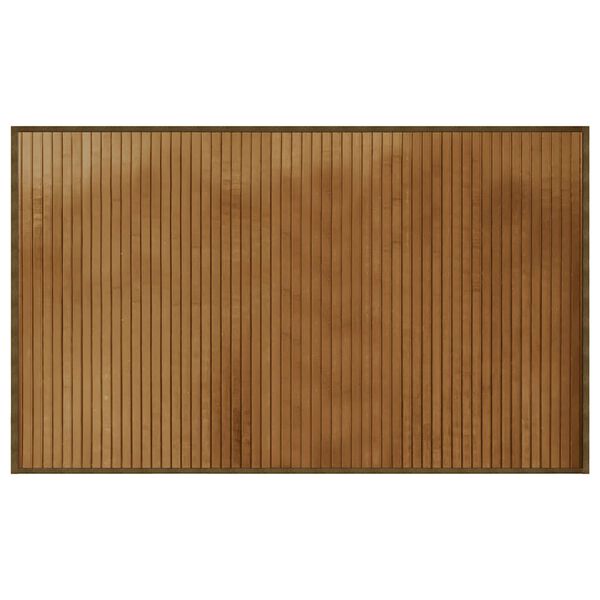 vidaXL Matto suorakaide ruskea 60x100 cm bambu