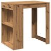vidaXL Baarip&ouml;yt&auml; artesaani tammi 102x70x103,5 cm tekninen puu