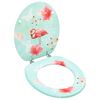vidaXL WC-istuin kannella MDF flamingokuosi