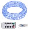 vidaXL LED-valonauha 300 LED-valoa sininen 30 m