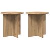 vidaXL Kasviteline 2 kpl Artisaanitammi 40 x 40 x 40 cm Tekninen puu