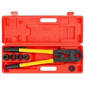 vidaXL Hydraulinen putkien puristusty&ouml;kalu 30 kN U16-32 mm V15-28 mm