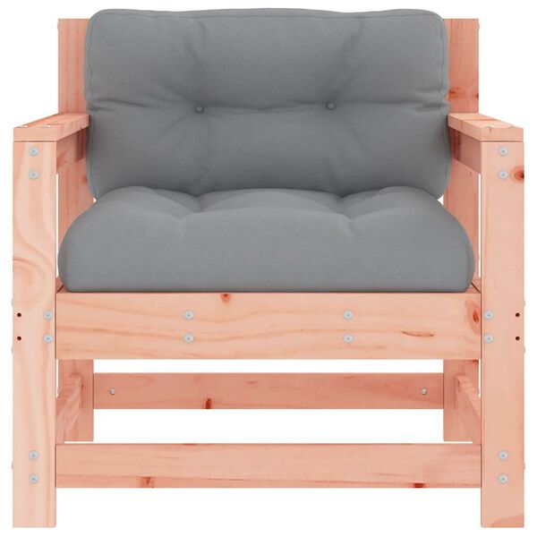 vidaXL Puutarhatuolit tyynyillä 2 kpl täysi douglaskuusi