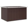 vidaXL Puutarhan varastoarkku ruskea 149x99x93 cm