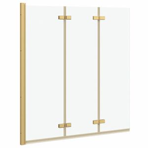 vidaXL K&auml;yt&auml;nn&ouml;llinen suihkusein&auml; Kulta 130 x 138 cm