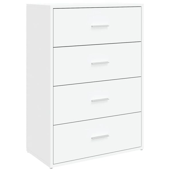 vidaXL Senkki valkoinen 60x31x84 cm tekninen puu