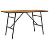 vidaXL Ruokap&ouml;yt&auml; Ruskea 110 x 55 x 61,5 cm Tihe&auml; akasiapuu
