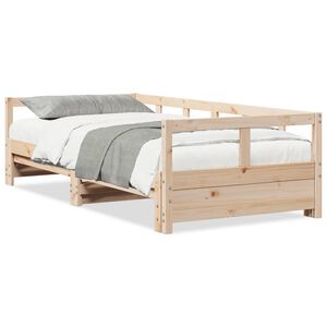 vidaXL Vuodesohva ilman patjaa 90x190 cm t&auml;ysi m&auml;nty