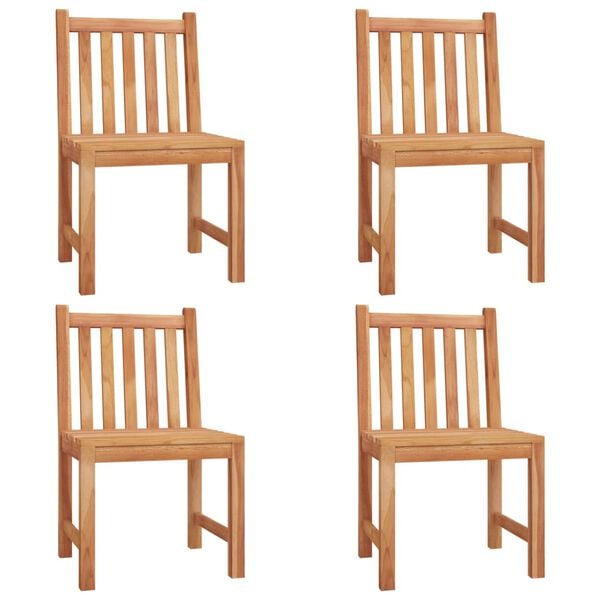 vidaXL 5-osainen Puutarharuokailuryhm&auml; t&auml;ysi tiikki