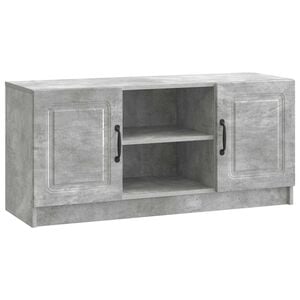 vidaXL TV-kaappi Betoninharmaa 102 x 34,5 x 47 cm Tekninen puu