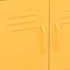 vidaXL Varastokaappi sinapinkeltainen 60x35x56 cm teräs