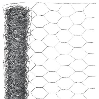 Nature Metalliverkko kuusikulmainen 1x10 m 25 mm galvanoitu teräs