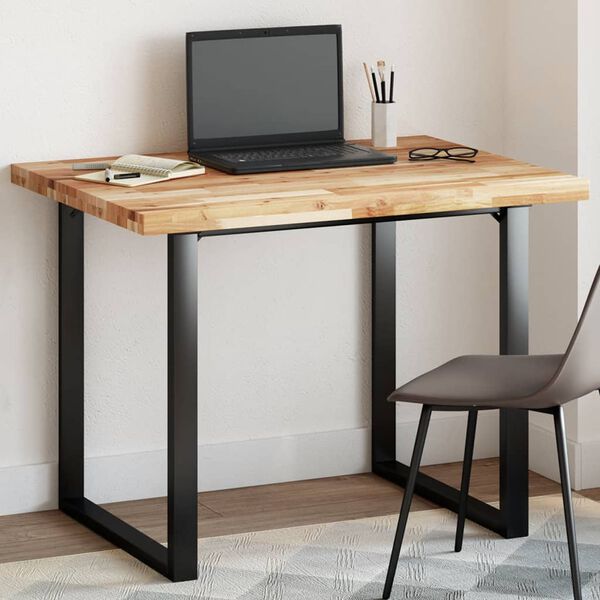 vidaXL P&ouml;yt&auml;levy suorakaide 100x80x4 cm t&auml;ysi akasiapuu