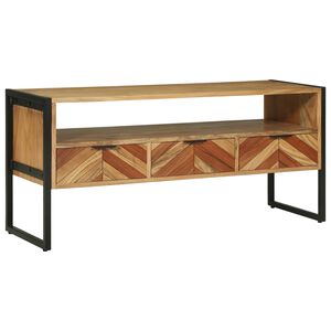vidaXL TV-kaappi Ruskea 100 x 35 x 50 cm Tihe&auml; akasiapuu