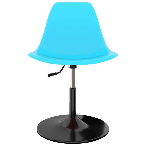 vidaXL Pyörivät ruokatuolit 2 kpl sininen PP