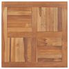 vidaXL P&ouml;yt&auml;levy t&auml;ysi tiikki neli&ouml; 80x80x2,5 cm