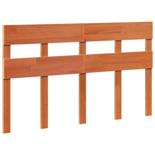 vidaXL S&auml;ngynrunko ilman patjaa vahanruskea 150x200 cm t&auml;ysi m&auml;nty