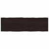 vidaXLP&ouml;yt&auml;levy ruskea 200x60x(2-6)cm k&auml;sitelty t&auml;ystammi el&auml;v&auml; reuna
