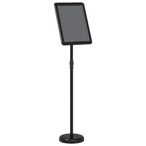 vidaXL Messun&auml;yt&ouml;t Musta 25 x 25 x 125 cm Alumiini