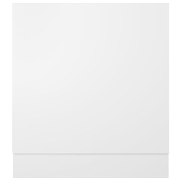 vidaXL Astianpesukoneen paneeli "Lyon" valkoinen 59,5x3x67 cm tekninen puu